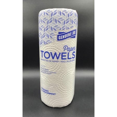 Genuine Joe 2-Ply Paper Towel Rolls - 9in x 11in - White - 70 Sheets Per Roll, 15PK GJO34070